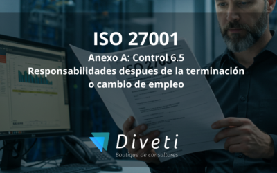 Responsabilidad despues de la terminación de contrato o cambio de empleo en la ISO 27001:2022